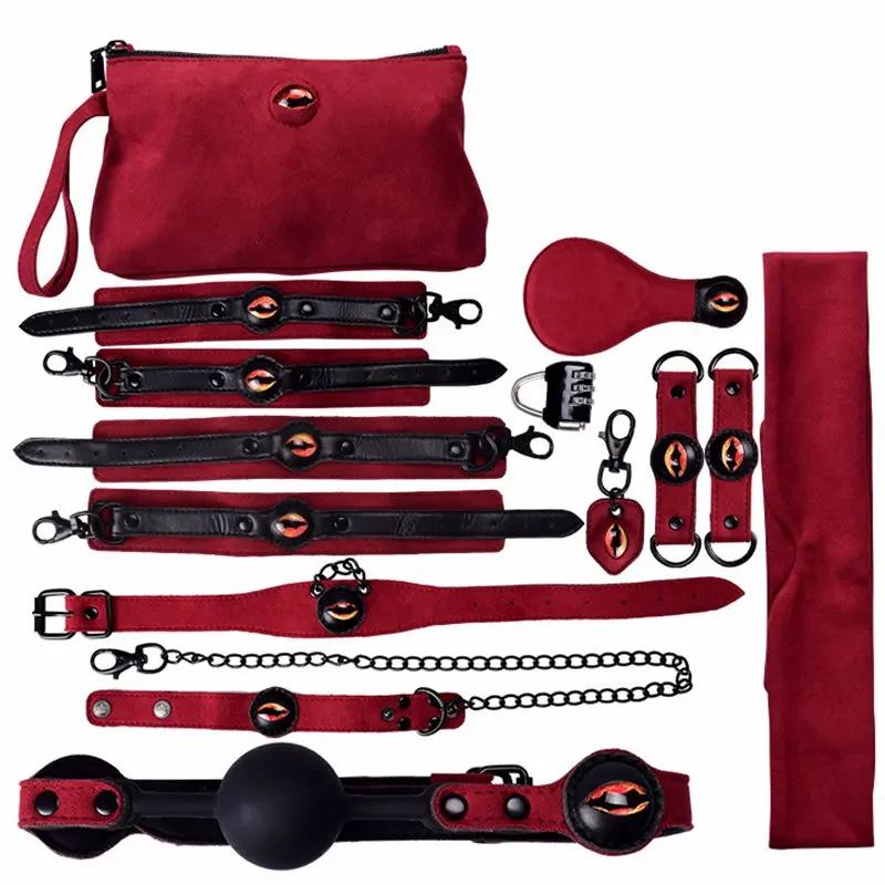 Набор секс-игрушек для взрослых мужчин и женщин наручники БДСМ флирт пар набор