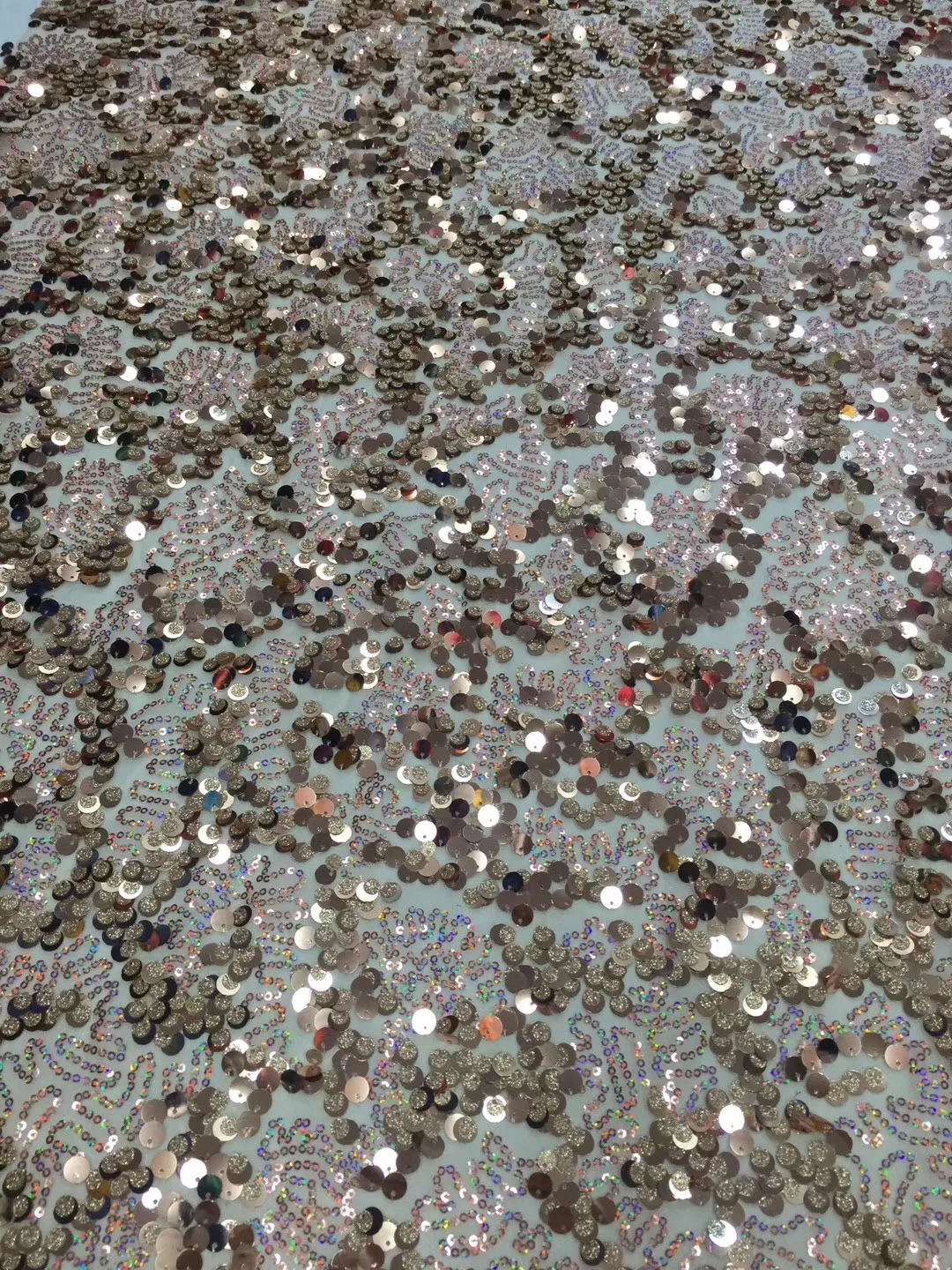 2018 новейшая африканская кружевная ткань золотого цвета с пайетками