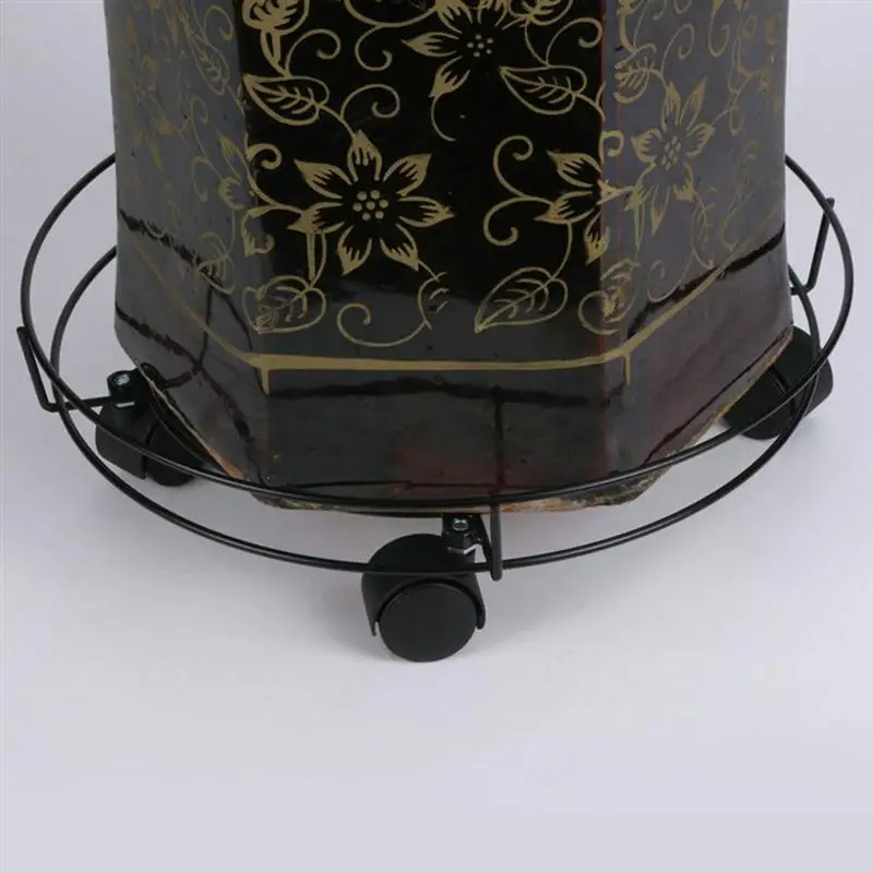 Подвижный лоток для цветочных горшков Большая полка хранения прочный