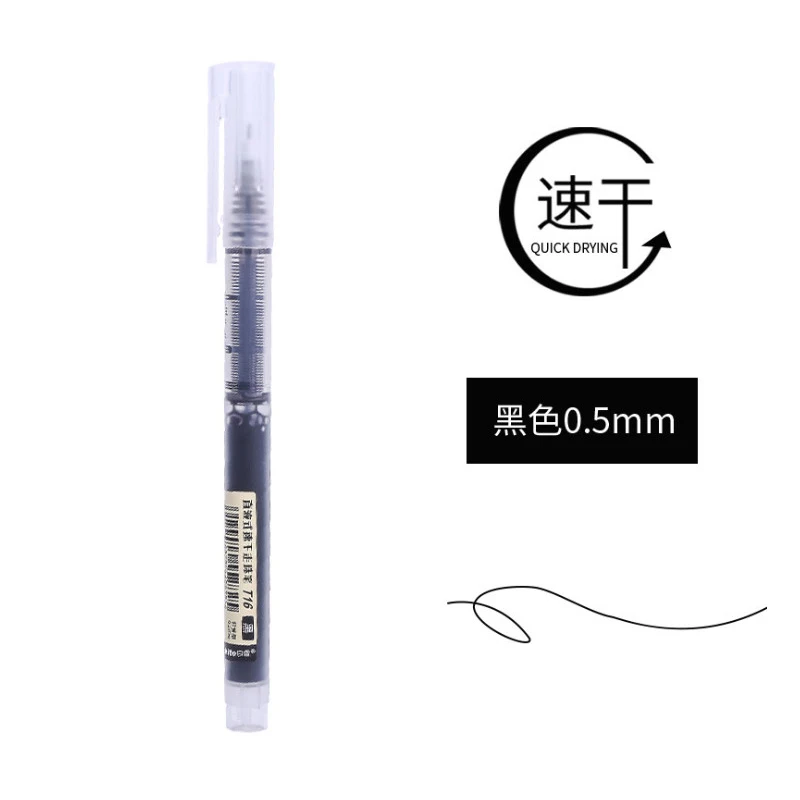 Красочные прямые жидкие гелевые ручки художественный шрифт креативный нойтер