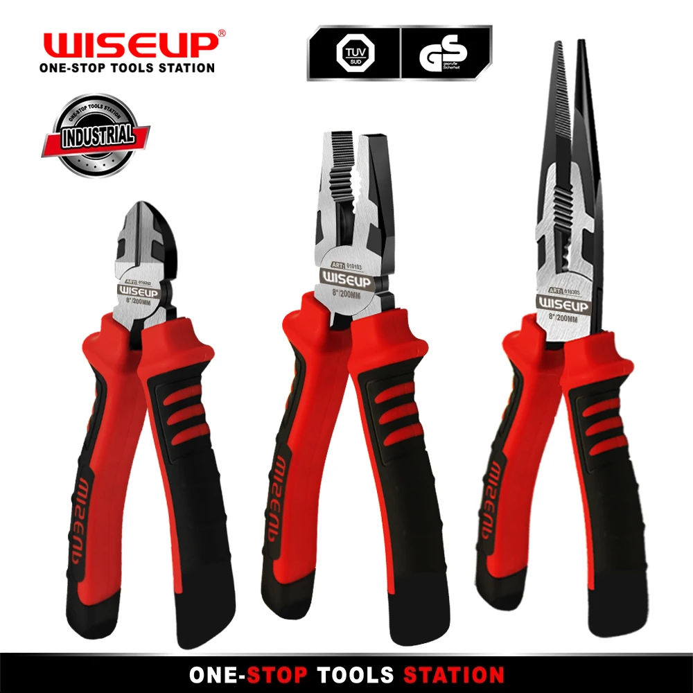 Рукоятки для резки проводов WISEUP 6 дюймов 7 8 универсальные кусачки с длинным носом