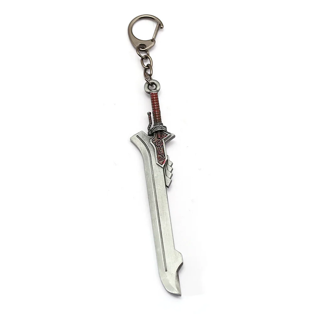 Брелок Devil May Cry 5 DMC черный красный королева сплав оружие меч металлическая