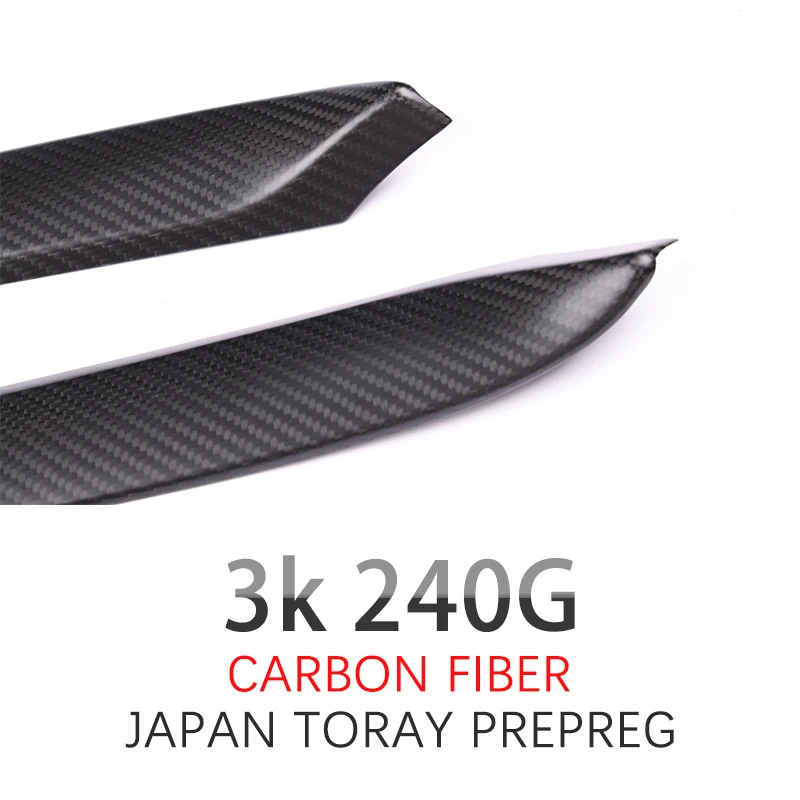 CREATE CARBON Interior Modification For Tesla Model 3 Y Car Door Inner Trim Real Carbon Fiber Accessories Parts | Автомобили и