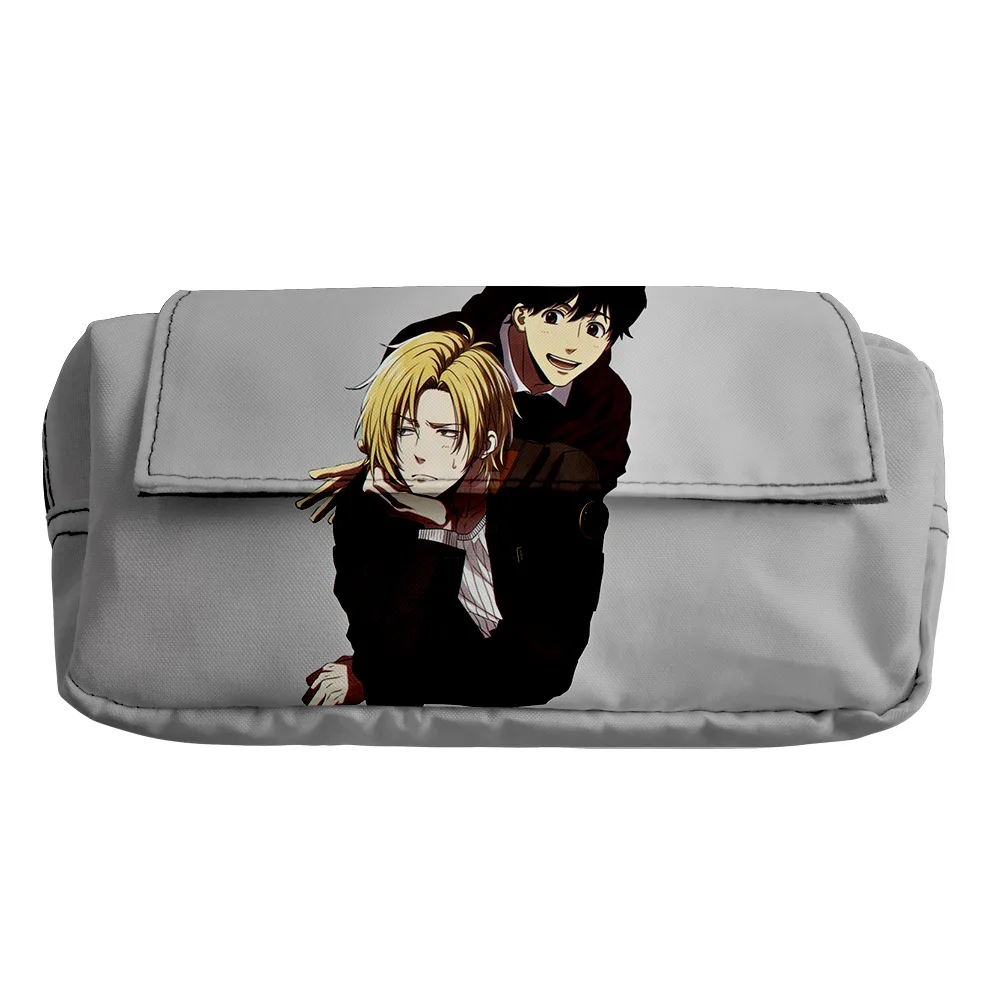 

Banana Fish Student Large Capacity Double Zipper Pen Bag