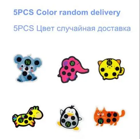 5pcs random Детские мониторы для здоровья Соска с термометром Детский термометр для температуры ЖК цифровой рот соска термометр - Цвет: 5pcs random