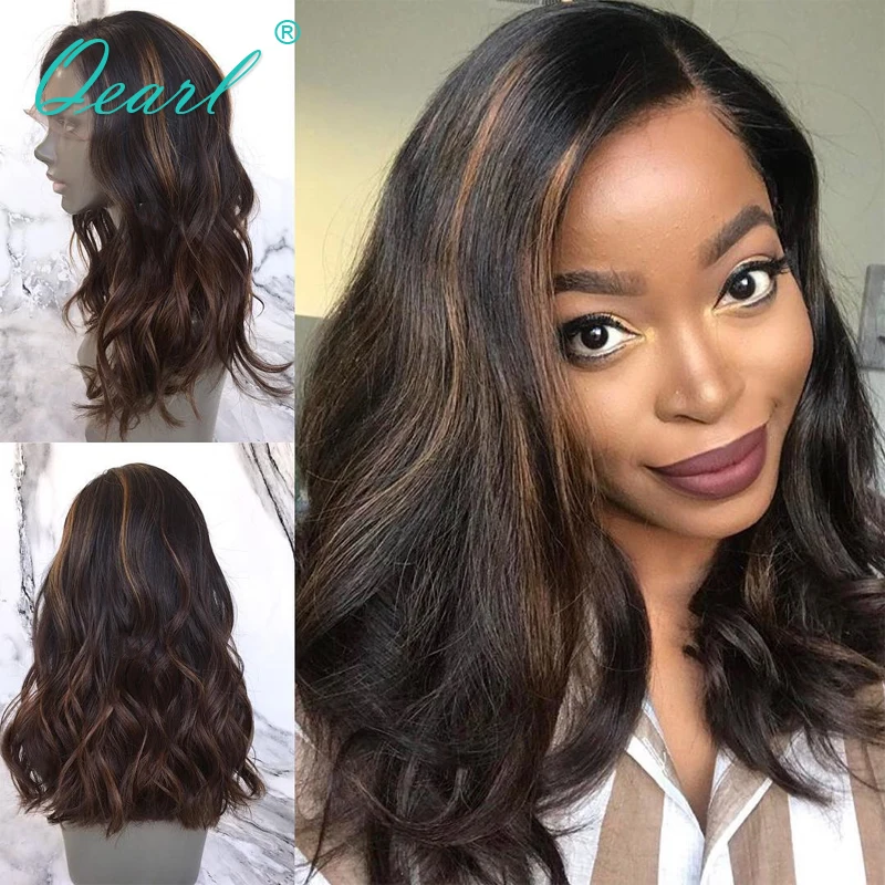 Человеческих волос Синтетические волосы на кружеве al парики для Для женщин 13x 4/13x6