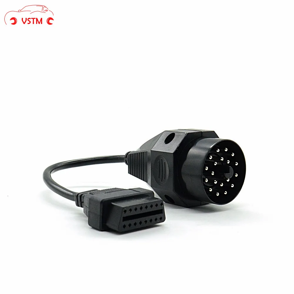 

Бесплатная доставка OBD II адаптер для BM-W 20 контактный разъем для OBD2 16 pin гнездовой разъем e36 e39 X5 Z3 для BM-W 20pin