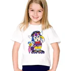 Летняя детская футболка аниме милая Arale мультяшный принт для девочек футболка с коротким рукавом смешная одежда для маленьких мальчиков детские топы HKP5110