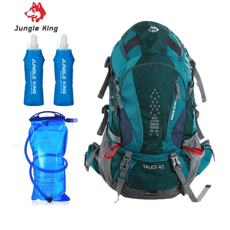 Jungle King New CY1123 40L Hiking Backpack Waterproof and Tear-resistant Backpack Multifunctional Camping Hiking Bag Water Bag