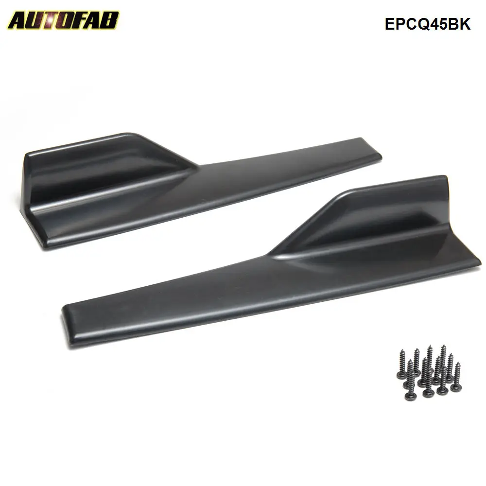 

2 шт./компл. черные Автомобильные Боковые разветвители Winglet Лопата против царапин Winglet Pretty EPCQ45BK