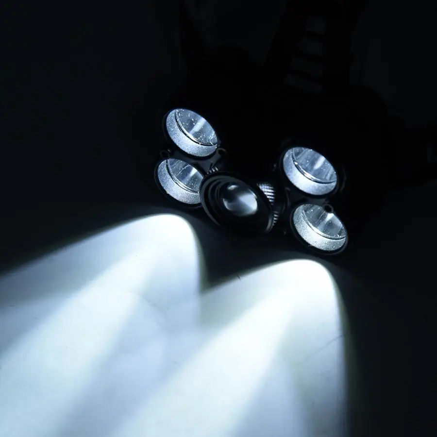 Налобный фонарь светодиодный алюминиевый сплав налобный на головке сильный