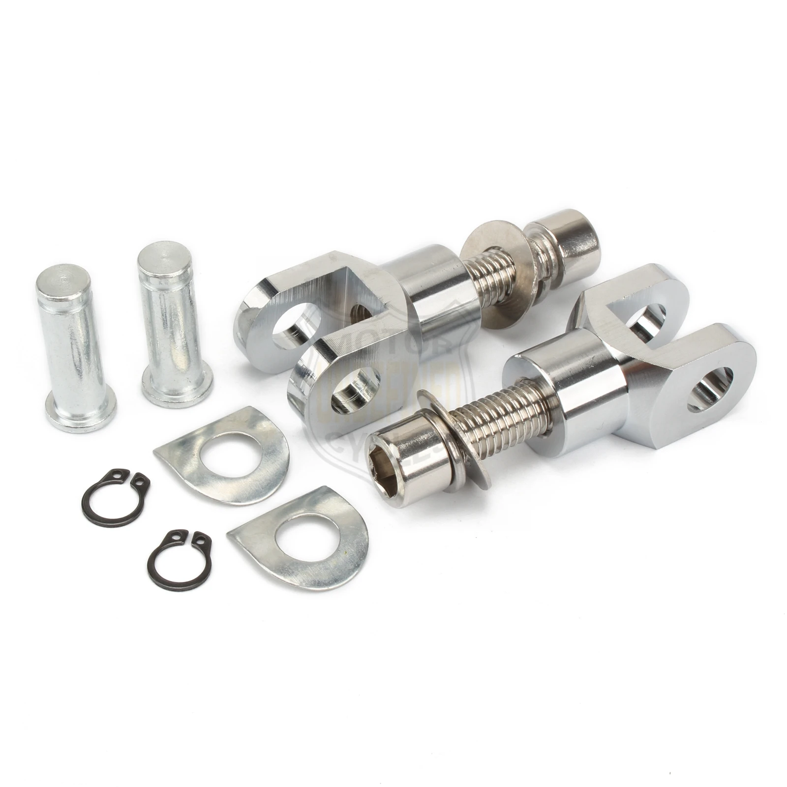 Мотоцикл хромированный ножной Peg Clevis Набор для Harley Honda Yamaha Suzuki Универсальный Footpeg подставка для ног Clevis крепление w/оборудование 29 мм
