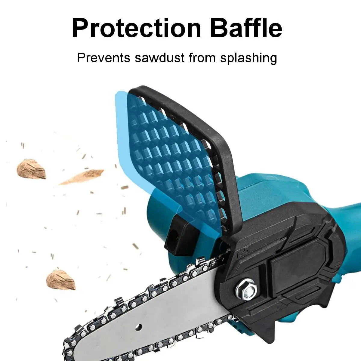 88VF 4 Inch 2400W Mini Electric Saw Chainsaw Garden Tree Logging Woodworking Tools Wood Cutters For Makiita 18V Battery | Инструменты