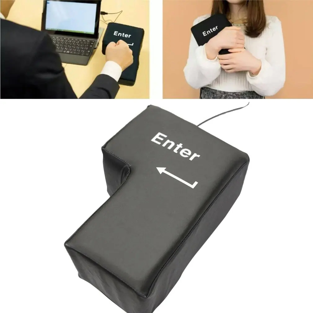 Супер размер USB введите ключ Подушка настольная Nap подушка для снятия стресса