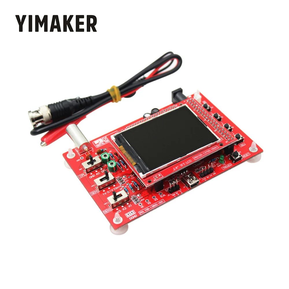 YIMAKER DSO138 2 4 &quotцифровой осциллограф TFT комплект DIY части ручной для Kit | Инструменты