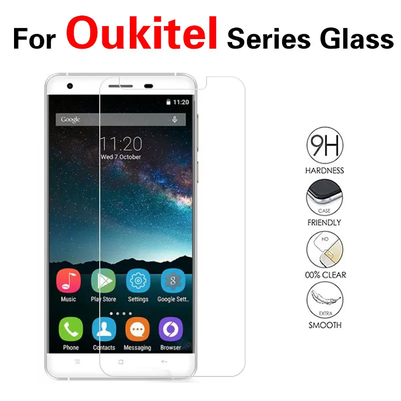 Защитная пленка из закаленного стекла для Oukitel U10 U7 Max U15 Pro K10000 K40000 K60000, прозрачное Переднее стекло + ткань