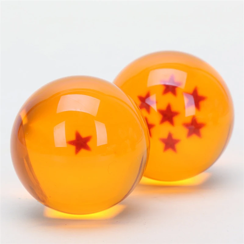 Лидер продаж 7 шт./компл. Dragon Ball Z 7 Звезд Хрустальный шар с рисунками из комикса «Жемчуг дракона», 2 размера на выбор 3,5 см/4,2 см коробки упакованы