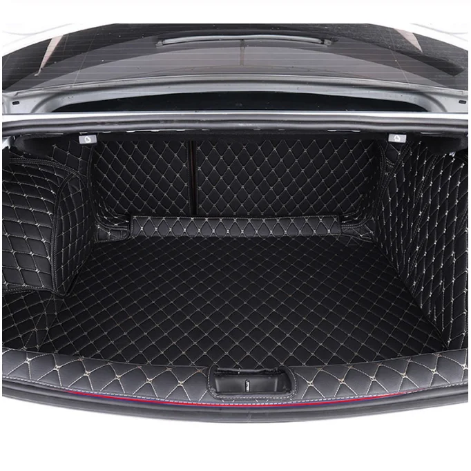 

Leather Car Trunk Mat Cargo Liner for Opel Insignia 2019 2020 Buick Regal Rug Carpet Interior Accessories