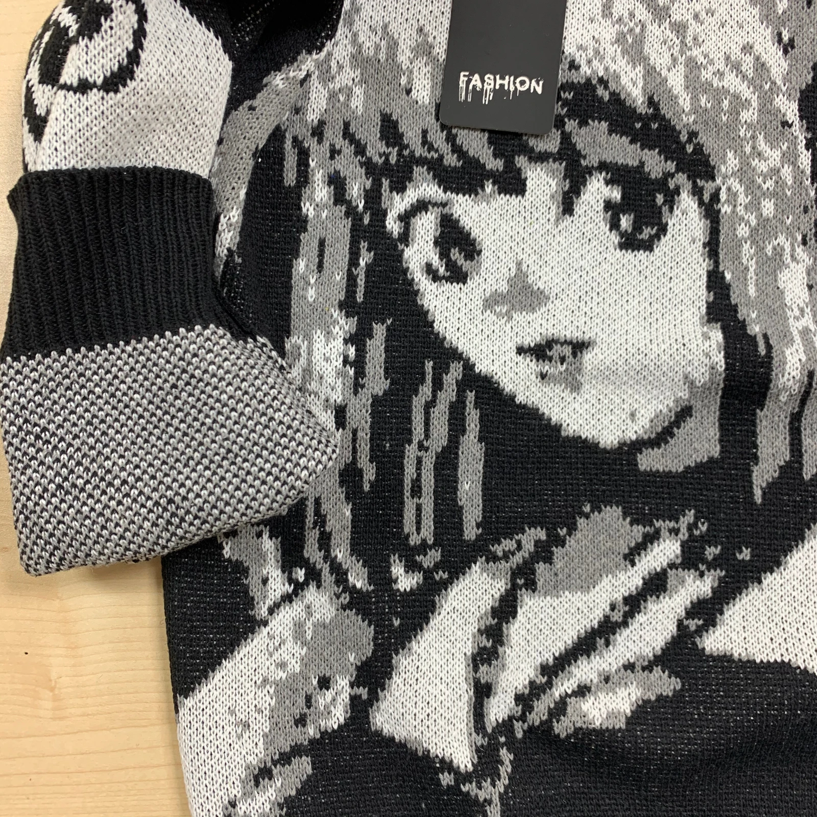 Su&eacute;ter de Anime Death Note para Cosplay, disfraz de Amita Amane, imitaci&oacute;n de cuero Sexy, uniforme de tubo, Jersey de punto de manga larga-2