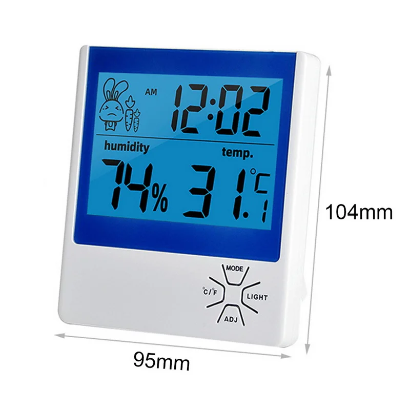 Multifunction Electronic LCD Digital Display Quality Thermometer Hygrometer Temperature Humidity Function Indoor |