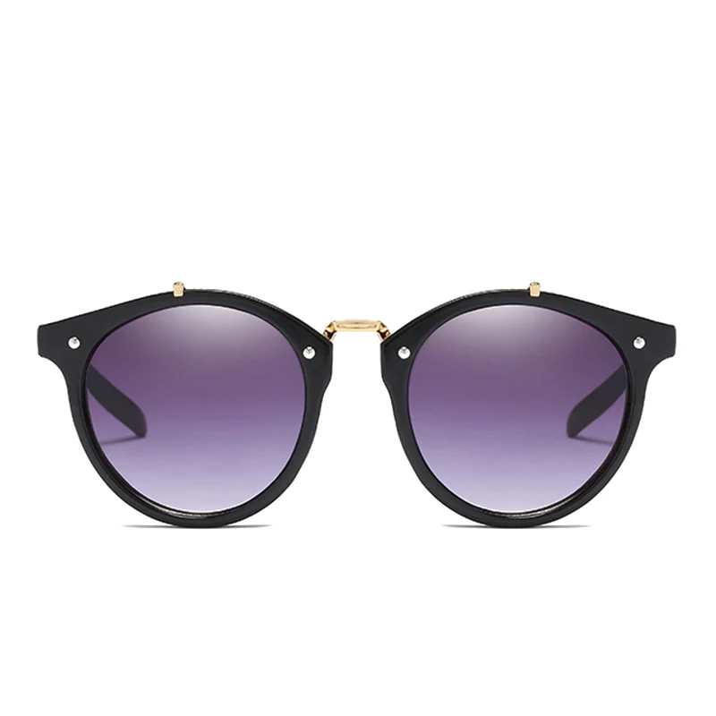 Женские круглые солнцезащитные очки MADELINY брендовые дизайнерские винтажные