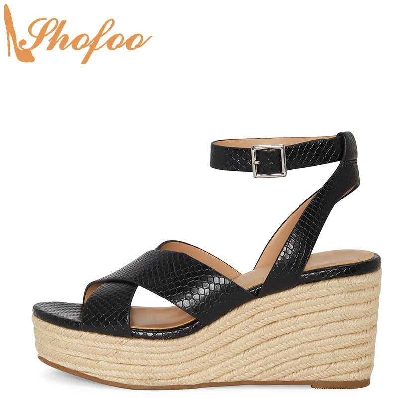 

Эспадрильи на высокой танкетке с ремешком на щиколотке