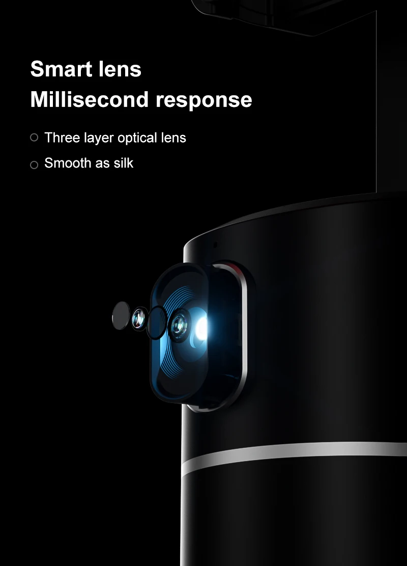 

Auto Face Tracking Gimbal Stabilizer Smart Shooting Holder 360 Rotary Phone Gimbal for Live Vlog Video Recording Selfie Stick 1p