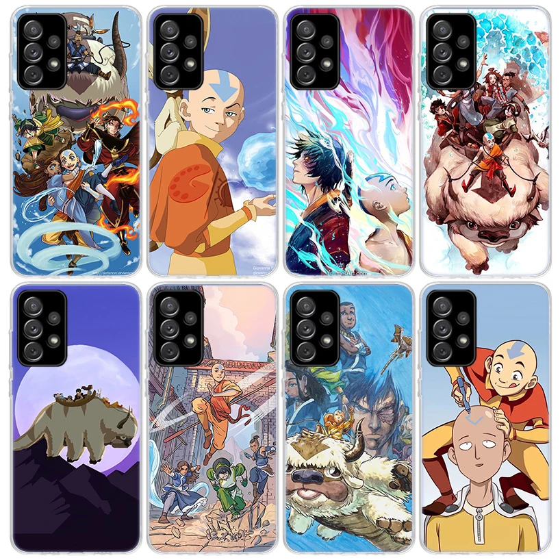 

Anime Avatar The Last Airbender Phone Case For Samsung Galaxy A72 A52 A71 A51 A02S A22 A32 A31 A21S A42 A12 M12 M30S M31S Soft T