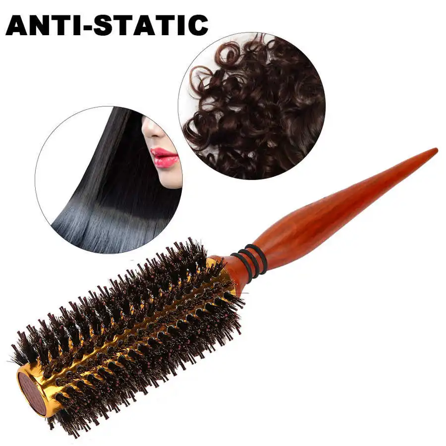 

Hair Comb Professional Curling Hair Brush Straight Hairbang Round Hairbrush Hairdressing Tools Beard Comb