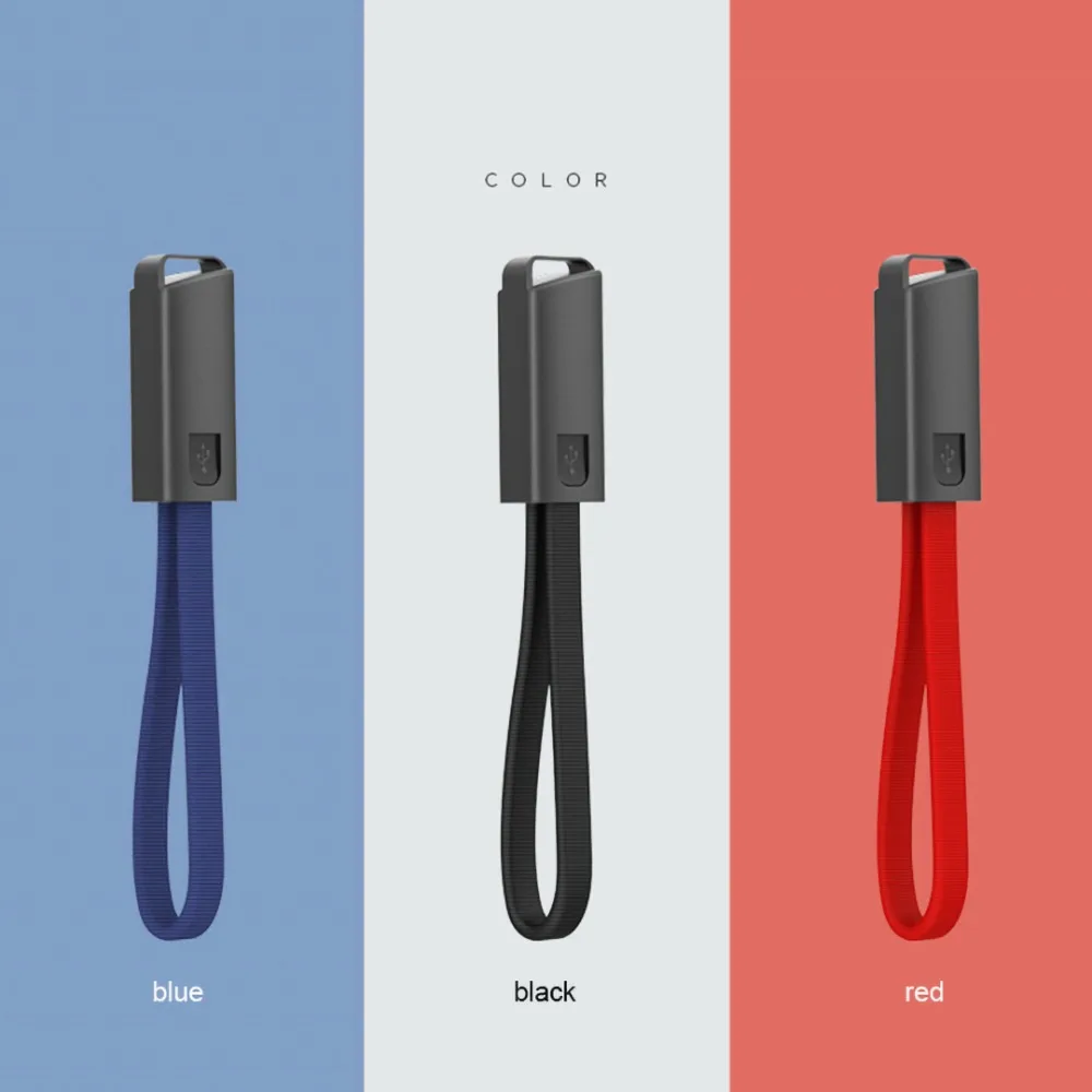 Портативный короткий кабель брелок, зарядное устройство USB для iPhone Xiaomi/type C/Micro USB C шнур Быстрая Зарядка Синхронизация данных кабели для телефонов аксессуар