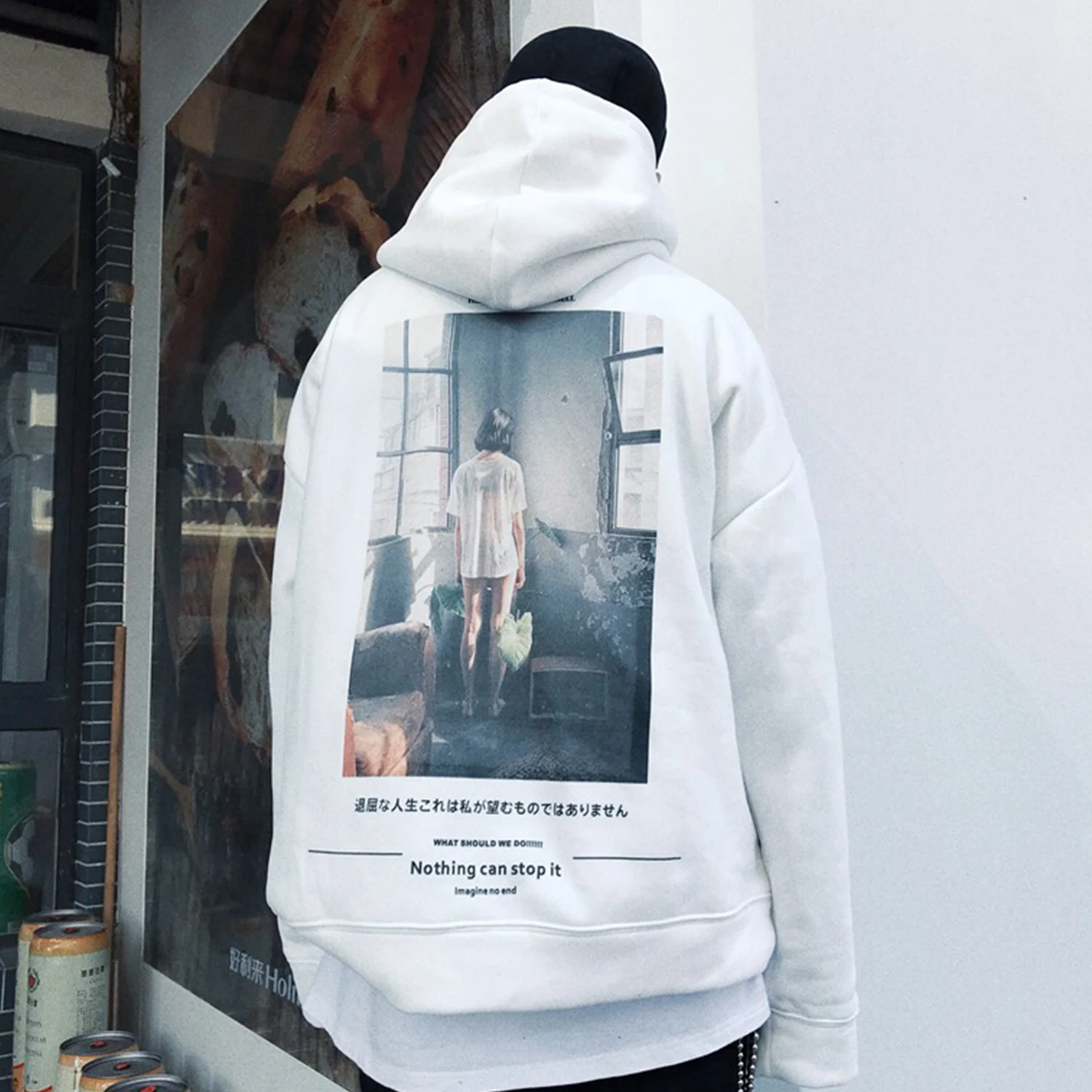 Aelfric Eden японский Стиль принты с героями из мультфильма мужские толстовки