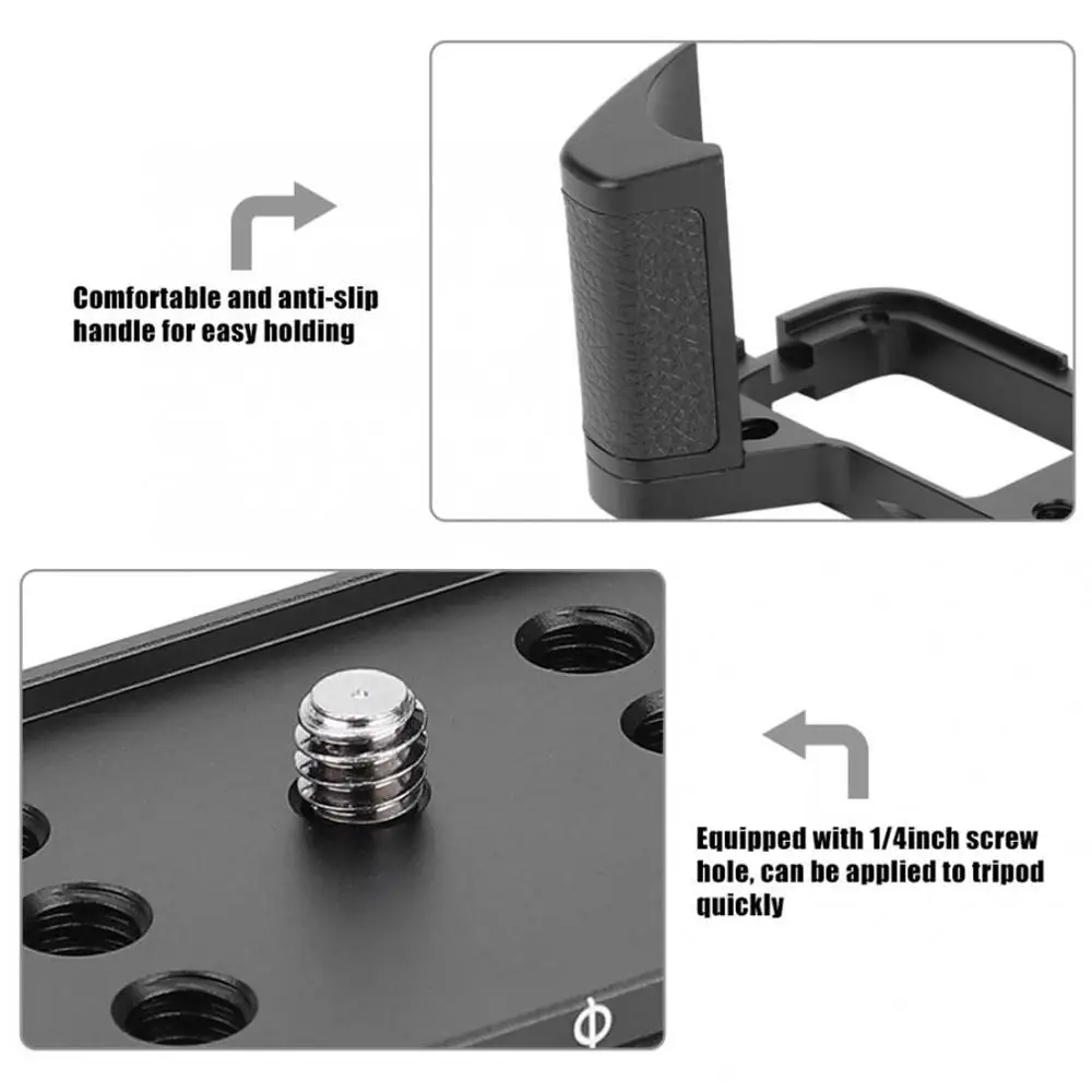 Mcoplus XT3G ручка из алюминиевого сплава быстросъемная пластина L кронштейн для Fujifilm