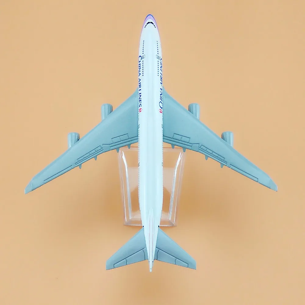 16 см Air Тайвань Китай авиалинии B747 Боинг 747 металлический самолет|Вертолеты
