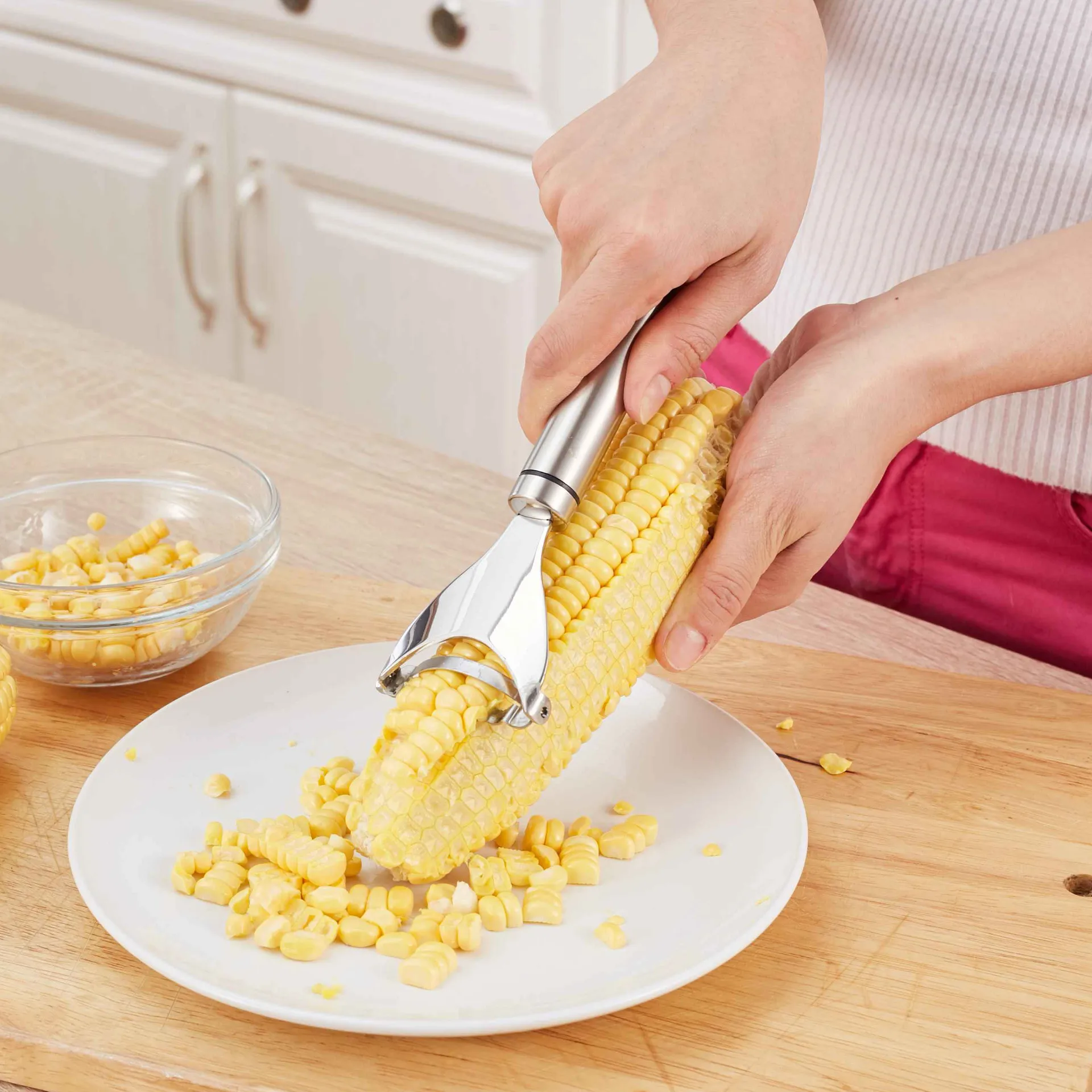 

1Pc Stainless Steel Corn Peeler Thresher Slicer High Quality Planer Fruits Peeler Kitchen Tool Accessories Kitchen Tools