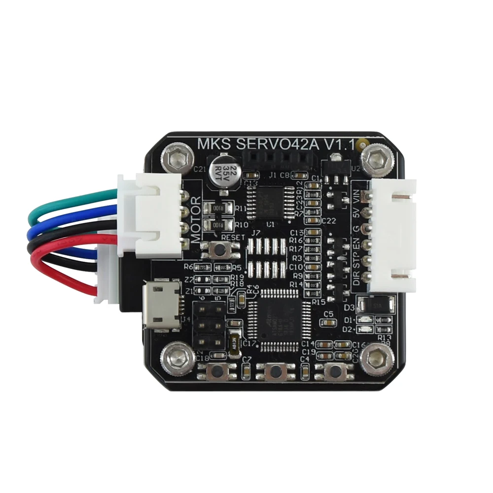 Драйвер шагового двигателя Makerbase MKS SERVO42A NEMA17 с замкнутым контуром детали для 3D