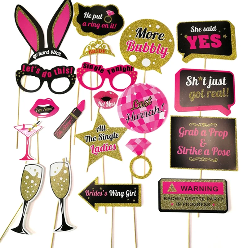 

Wedding decoration Bride To Be Bachelorette Party Supplies team Bride Photo Prop