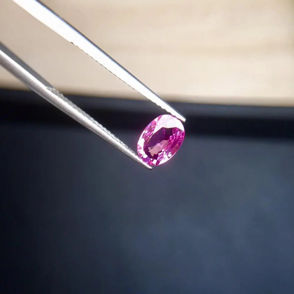 A409 розовый сапфир 1.04ct натуральный нежаркий Шри Ланка свободные драгоценные