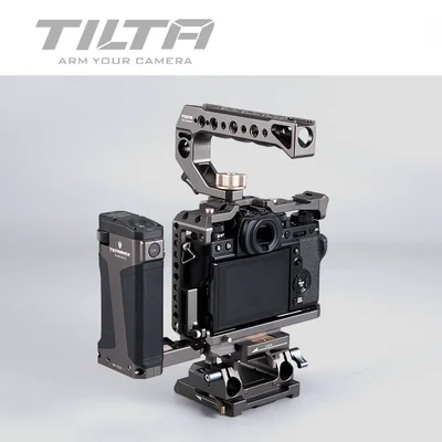 TILTA DSLR Камера клетка для ЖК дисплея с подсветкой Fujifilm XT3 X T3 и T2 ручка fujifilm xt3