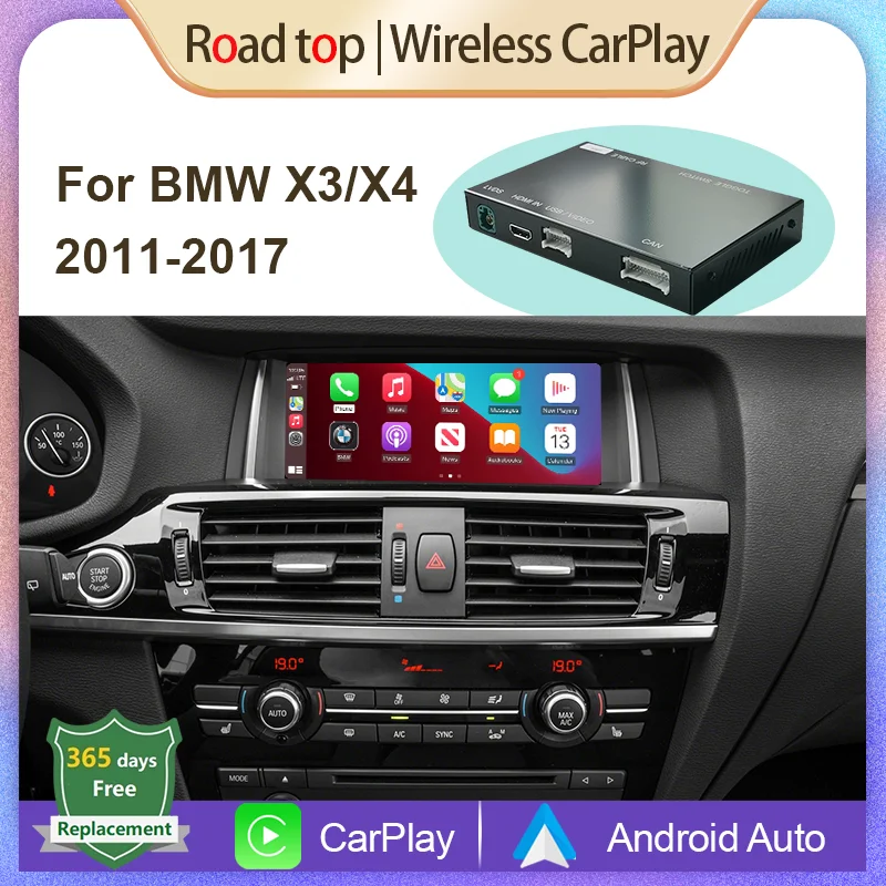 

Беспроводной автомобильный декодер Apple CarPlay Android для BMW X3 F25 X4 F26 2011-2016, с камерой MirrorLink AirPlay, автомобильная задняя камера