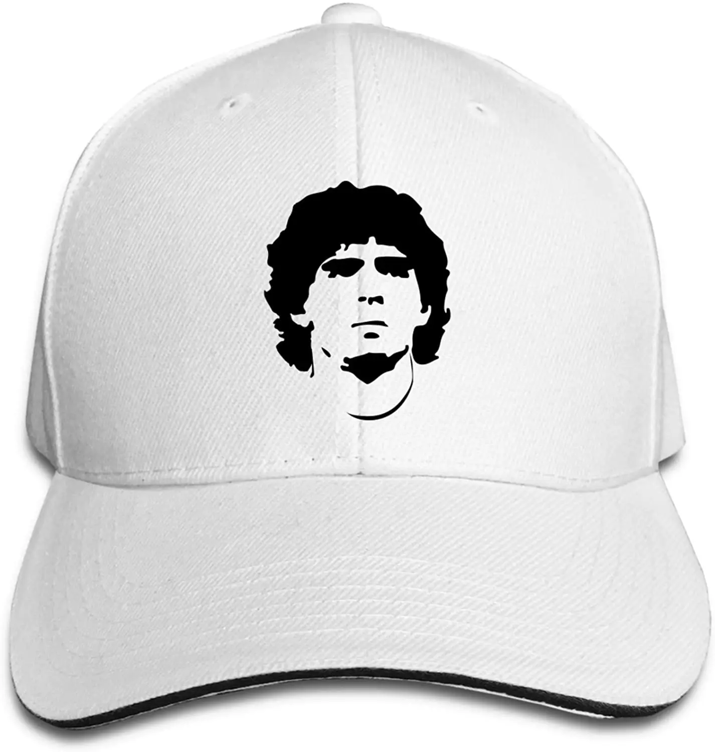 

Adult Classic Die-go Mara-dona Hat Breathable Fashion Curved Eaves Peaked Cap