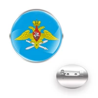 classic airborne troops of the russian design brooches decoration collar pin glass convex dome accessories gift