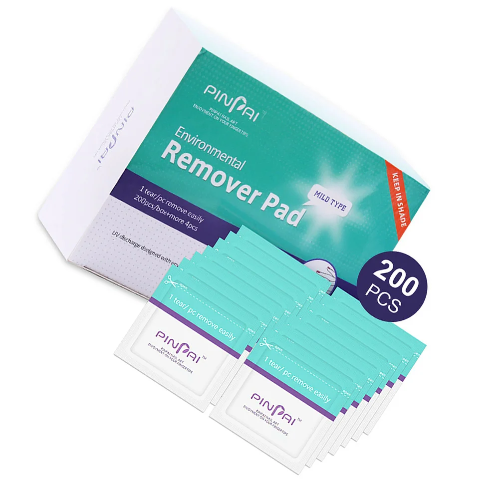 

200pcs Nail Gel Lacquer Polish Foil Remover Wraps With Acetone UV Removable Special Environmental Protection