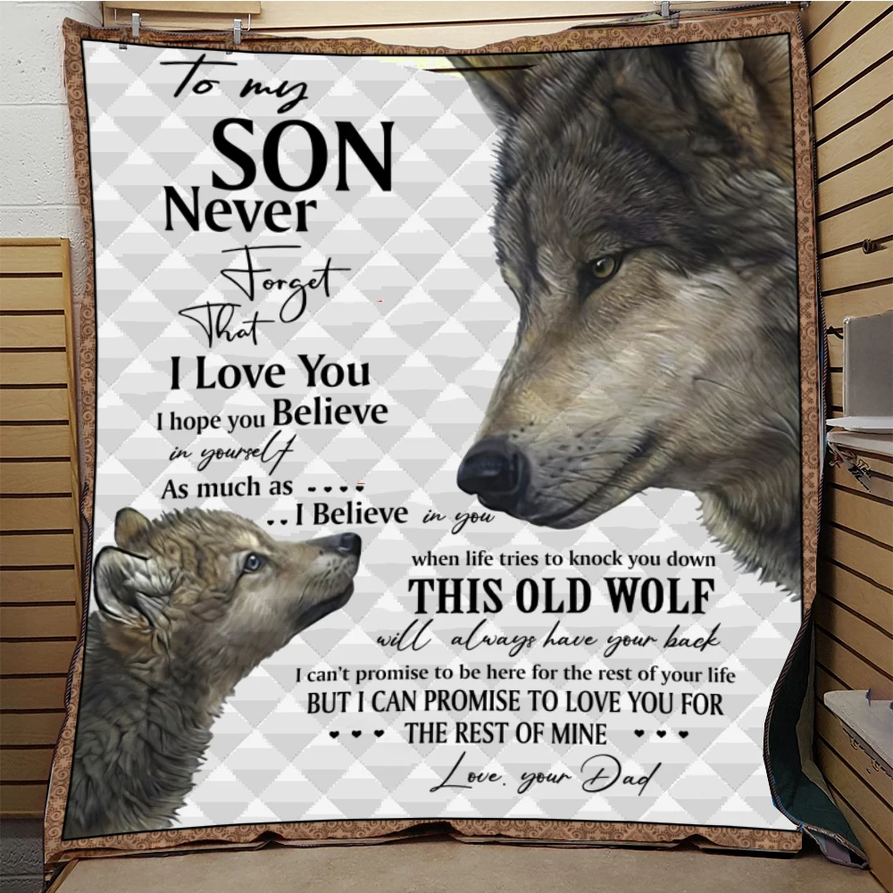 

Мягкое теплое Хлопковое одеяло с надписью «My сыну»