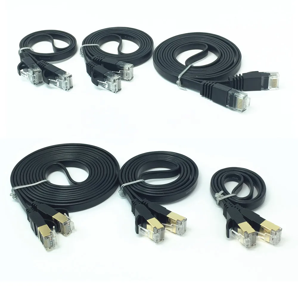 Ethernet кабель 10 Гбит/с CAT7 STP 8P8C соединительный RJ45 Интернет сеть Lan шнур для ПК