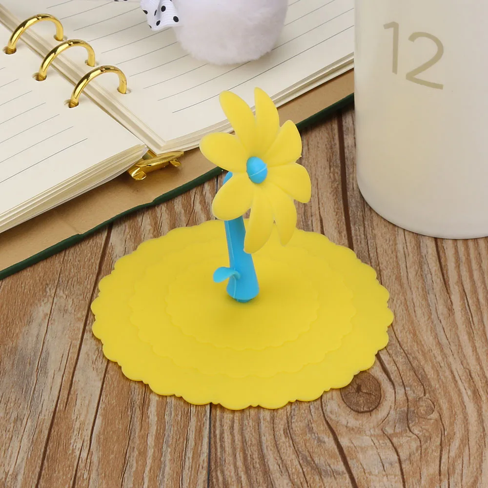 C Sapling silicone cup cover lids Cup Drinking Wash Gargle Cup Silicone Covers Thermal Cup Coffee Mug Water Home mugs FS25