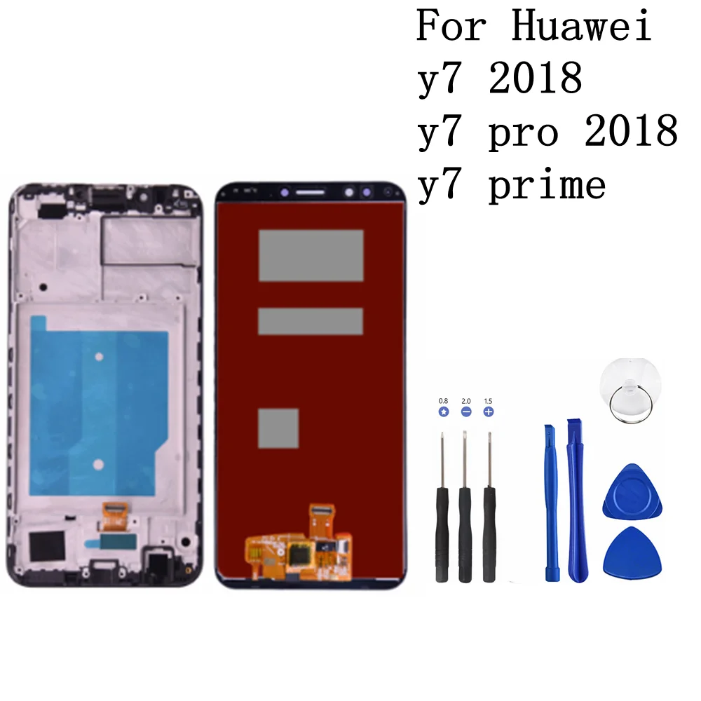 ЖК дисплей для HUAWEI Y7 2018 сенсорный экран Huawei Pro Prime LDN L22 LX2 L21 L23 LX1 L29|Экраны мобильных