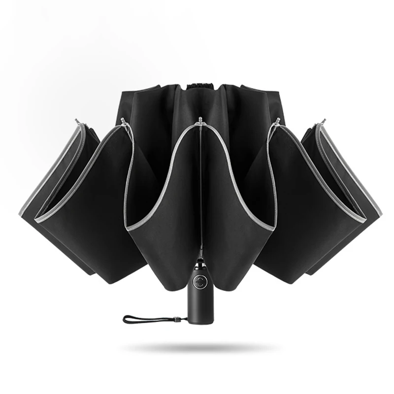 Ветрозащитный Автоматический зонт складной бизнес с защитой от дождя для мужчин