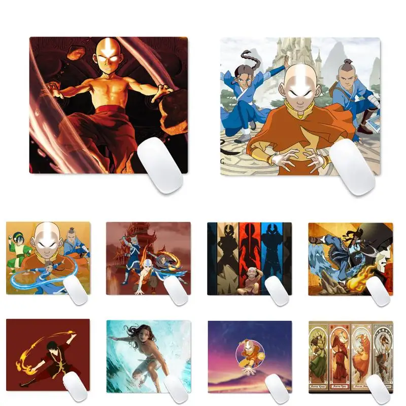 

Резиновый компьютерный коврик для мыши Avatar the last airbender Anime, настольный игровой коврик для мыши, нескользящий коврик для ноутбука