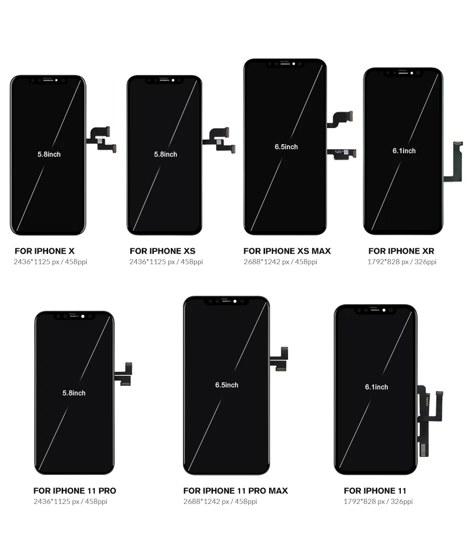 Мобильный телефон lcd для iphone X XS MAX XR экран хорошее качество AMOLED OEM 3D сенсорный для iphone X XS MAX XR ЖК-дисплей в сборе
