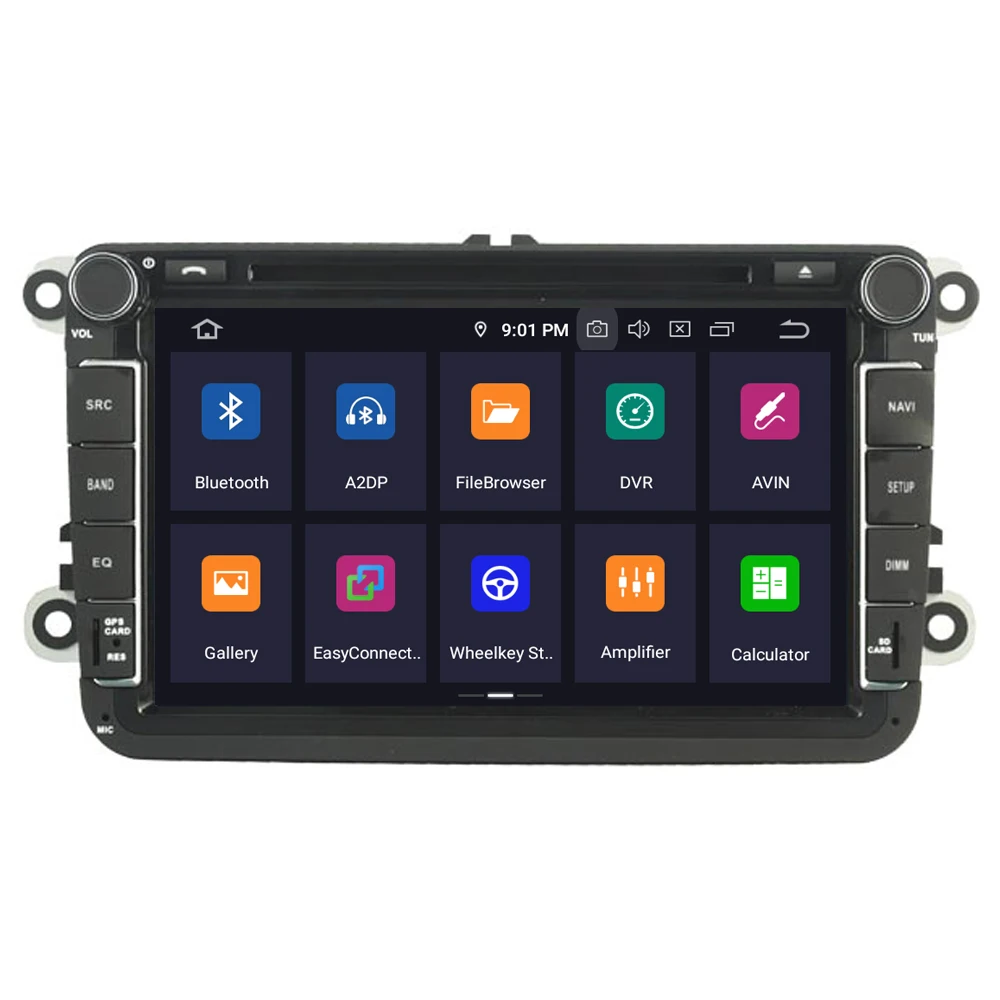 Автомобильный мультимедийный плеер 4 Гб ОЗУ + 64 ПЗУ для VW Rabbit 2007 2008 2009 Android 10
